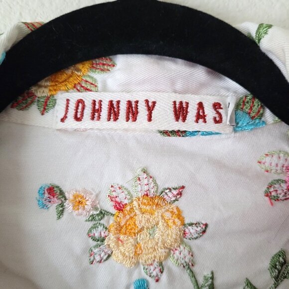 Johnny Was Spring Floral Embroidered Boho Blazer Jacket - Picture 2 of 7